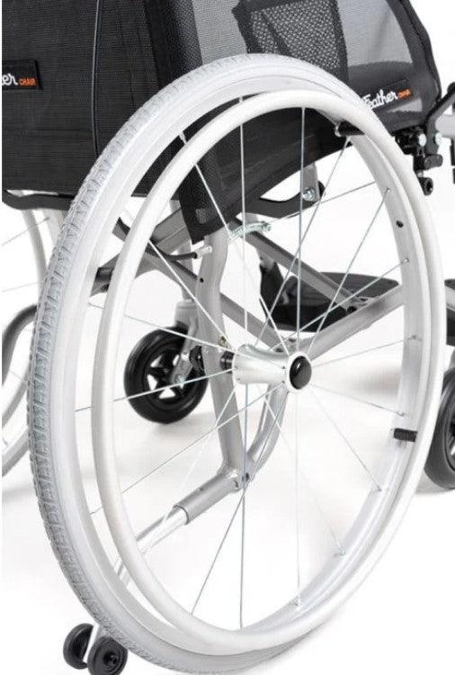 Ultra-Lightweight Wheelchair with Quick-Release Wheels, Wheel Locks, and Integrated Braking System