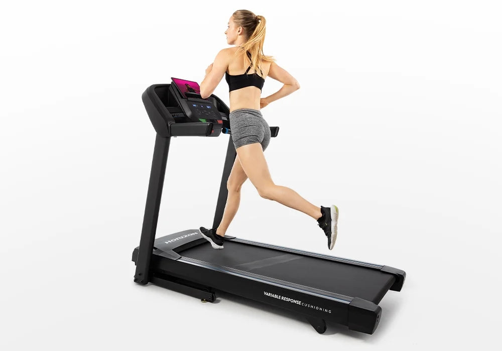 Treadmill Bluetooth Device holder Quickly Shift Cushioned  Deck Hydraulic Folding