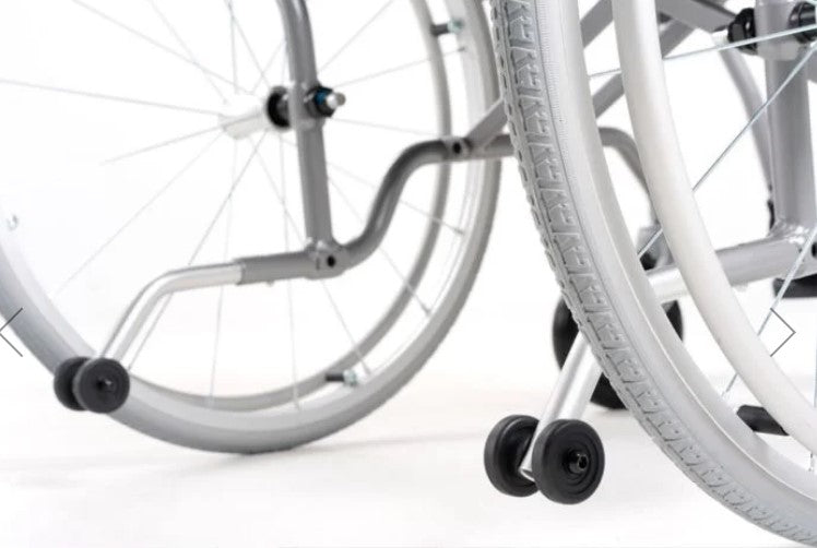 Ultra-Lightweight Wheelchair with Quick-Release Wheels, Wheel Locks, and Integrated Braking System