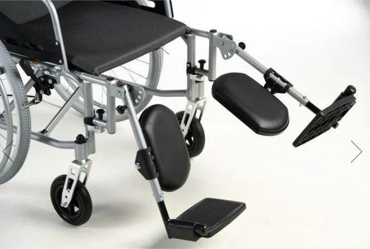 Ultra-Lightweight Wheelchair with Quick-Release Wheels, Wheel Locks, and Integrated Braking System