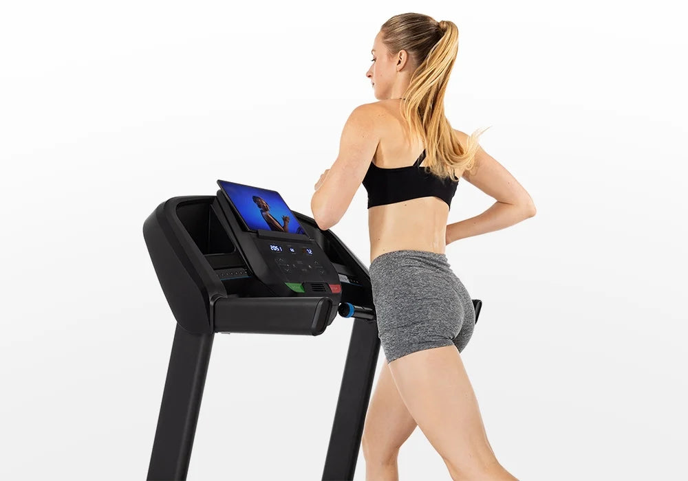 Treadmill Bluetooth Device holder Quickly Shift Cushioned  Deck Hydraulic Folding