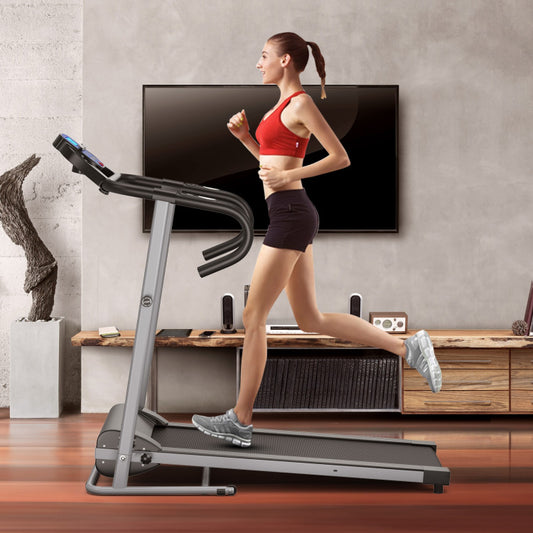 FoldFlex™ - Electric Foldable Treadmill with LCD Display and Heart Rate Sensor