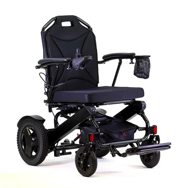 Ultra-Portable Power Chair with Spacious Seating, Multi-Position Recliner, and Quick-Release Wheels