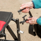 Ultra-Portable Folding Wheelchair with Padded Seat, Removable Anti-Tippers, and Wheel Locks