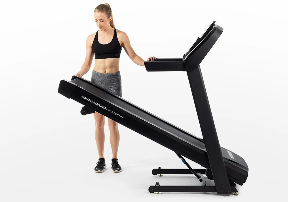 Treadmill Bluetooth Device holder Quickly Shift Cushioned  Deck Hydraulic Folding