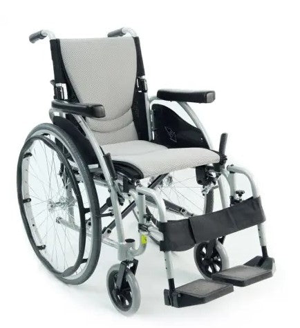 Innovative Lightweight Wheelchair with S-Shape Ergonomic Seating and Breathable Mesh Sling
