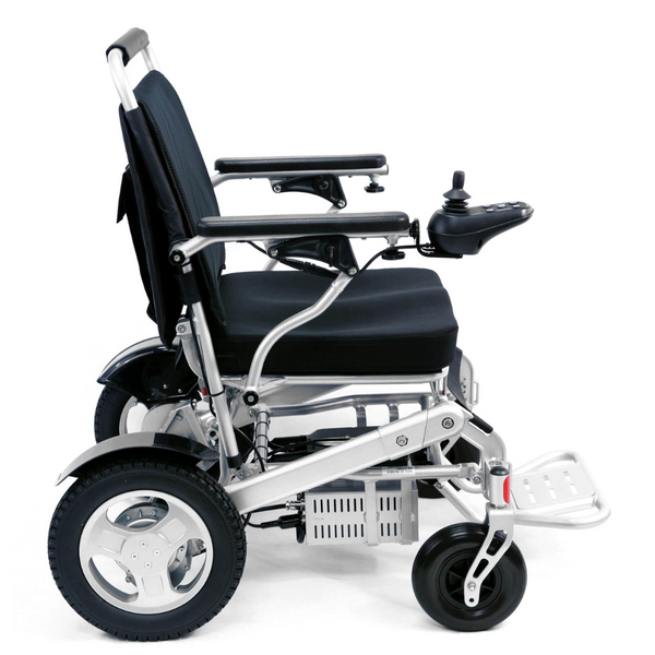 20 Ergonomic Contour Seating Foldable Power Wheelchair: Lightweight, Portable, and Comfortable