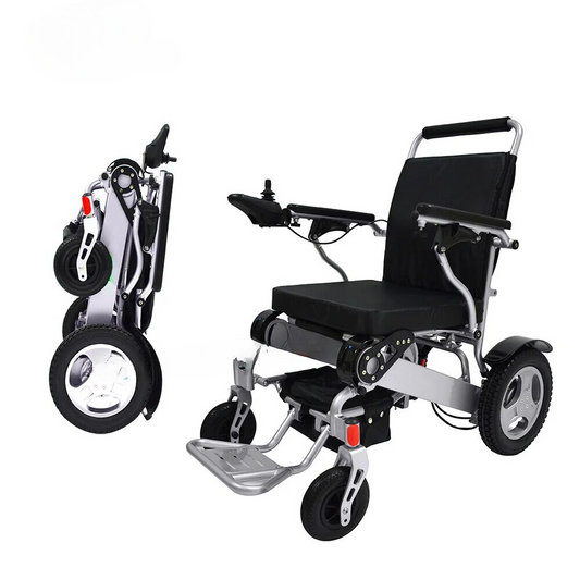 Powerful and Lightweight Portable Power Wheelchair for Bariatric Users